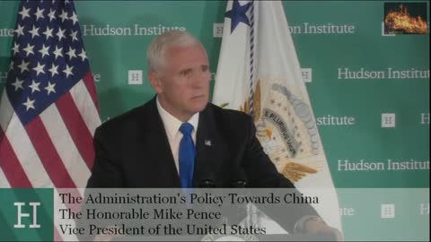 Mike Pence's Remarks on Policy Towards China, SEE the Difference