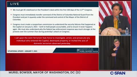 WATCH: DC Mayor Says DC Statehood Will Be On President's Desk In 100 Days