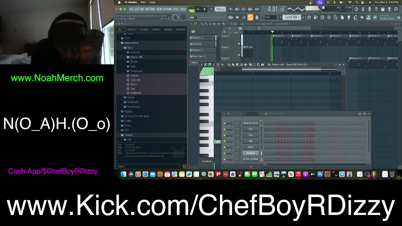 Chef Boy R Dizzy VLOG: @KickStreaming (O_o) #December #5 #2024 (O_o) www.Kick.com/ChefBoyRDizzy