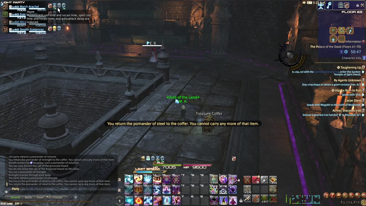 FFXIV Palace of The Dead Floors 60 to 70 Ep7 S1