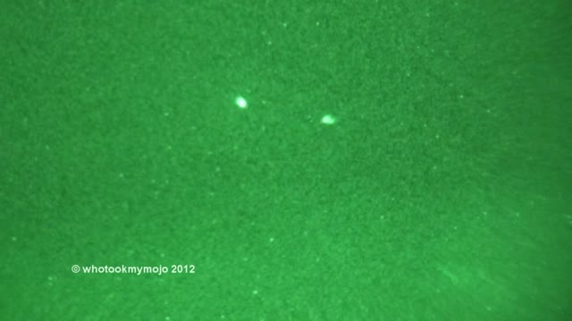 Spectacular UFO capture Oregon in Night Vision