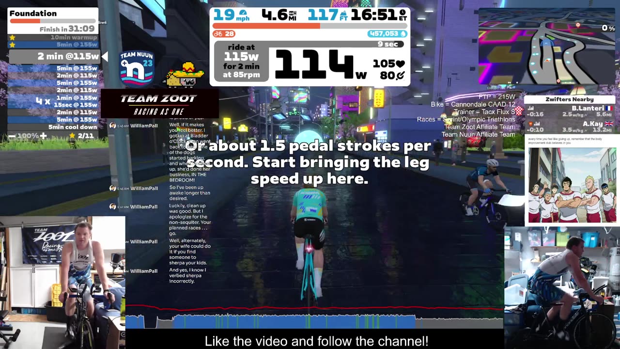 Zwift Cycling - Foundation Workout