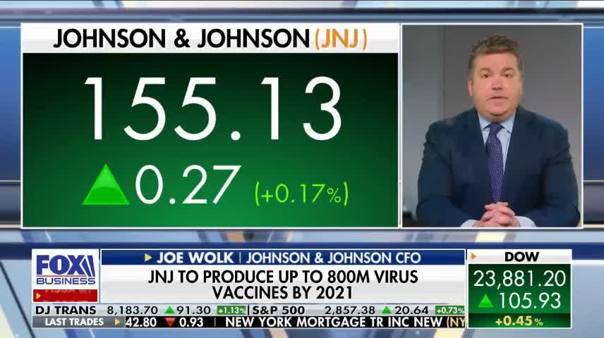 Johnson & Johnson CFO: 'Confident' in speedy coronavirus vaccine manufacturing