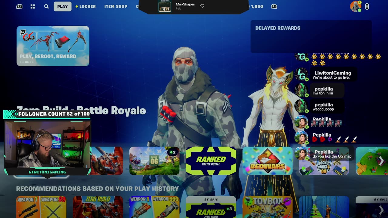 Fortnite Friday with an OG playlist - #RumbleTakover