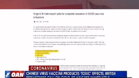 More evidence of covid vaccine harm- OAN network