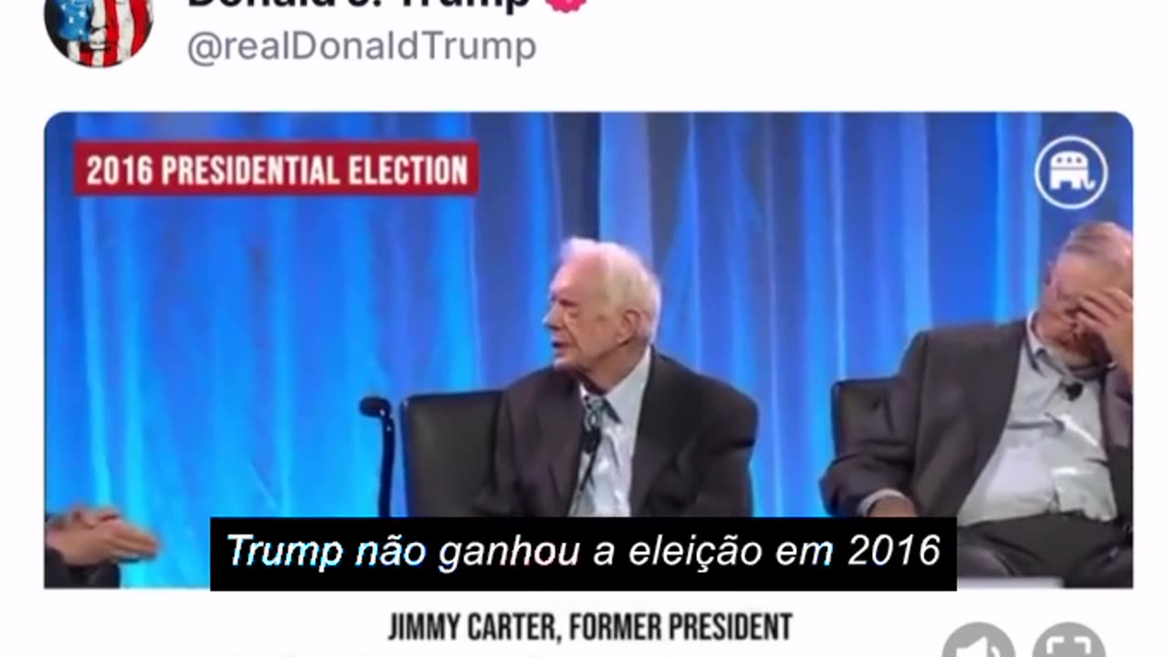 Trump: 10 minutos de Democratas negando resultados eleitorais