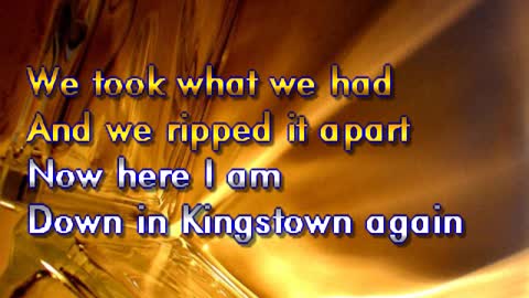 kbkaraokeking hungry heart (springsteen)