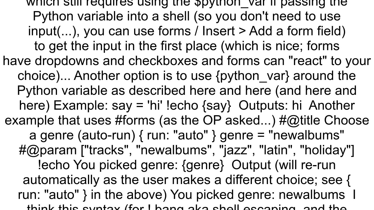 How can I accept an input in google colab then use that input throughout the code specifically in s