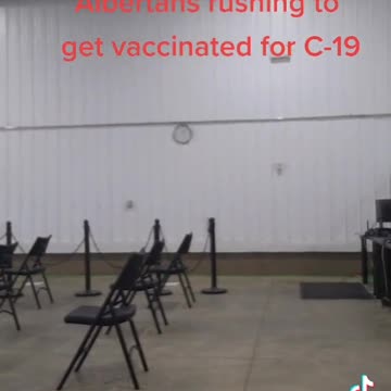 Alberta's rush for C-19 jab similar to hospital rush during plandemic