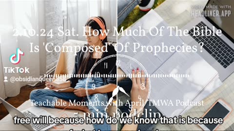 5 min podclip TMWA Podcast How Much Of The Bible Is 'Composed' Of Prophecies? Warnings Of God