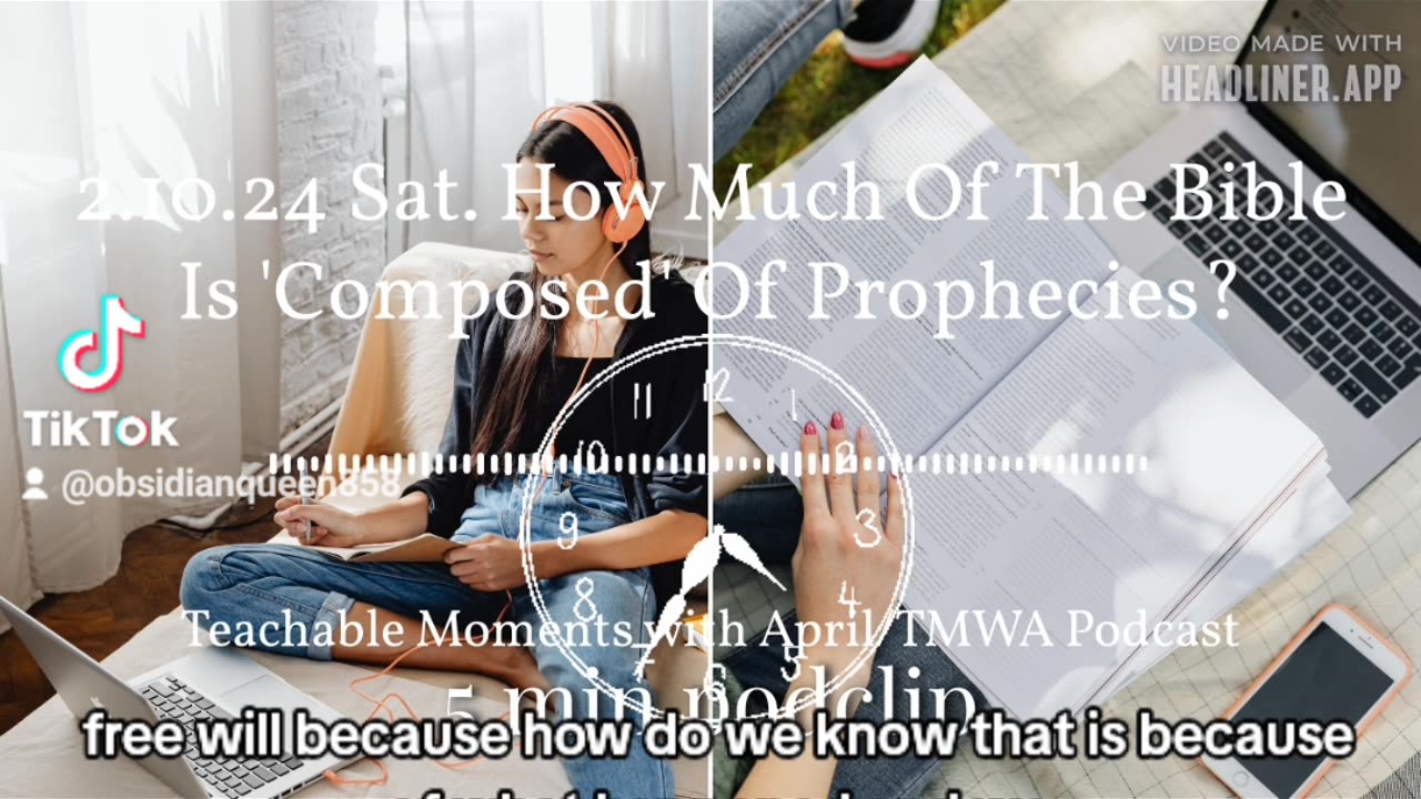 5 min podclip TMWA Podcast How Much Of The Bible Is 'Composed' Of Prophecies? Warnings Of God