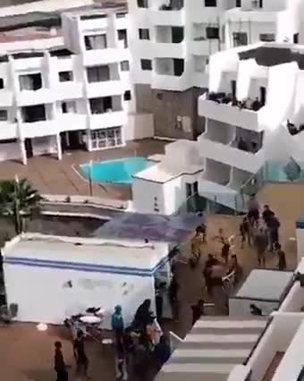 Kanaren und Migranten