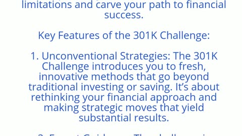 The 301K Challenge