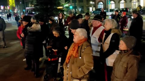 Nationalhymne - Mahnwache Nr. 249 in Schwäbisch Gmünd am 26.11.2024