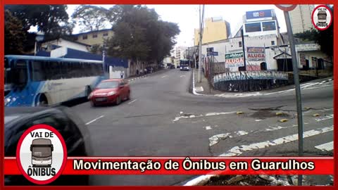 BUS MOVEMENT IN GUARULHOS - BUS BRAZIL