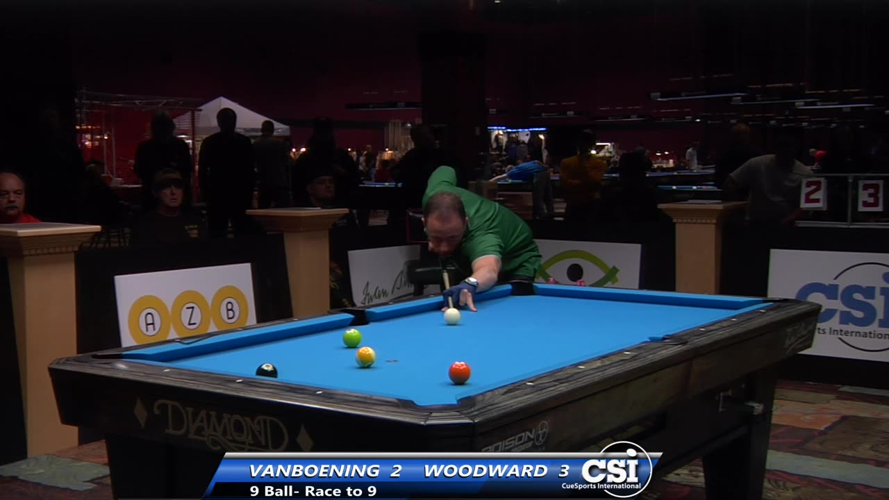 Van Boening vs Woodward (Audio Issue till 12:00) ▸ 2014 US Bar Table 9-Ball Championship