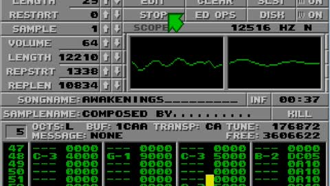 Amiga and Atari ST Protracker Music Mods - Awakenings