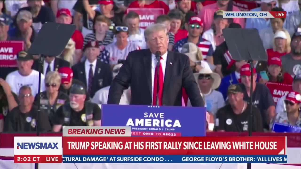 Trump calls out fake news media," do you miss me"