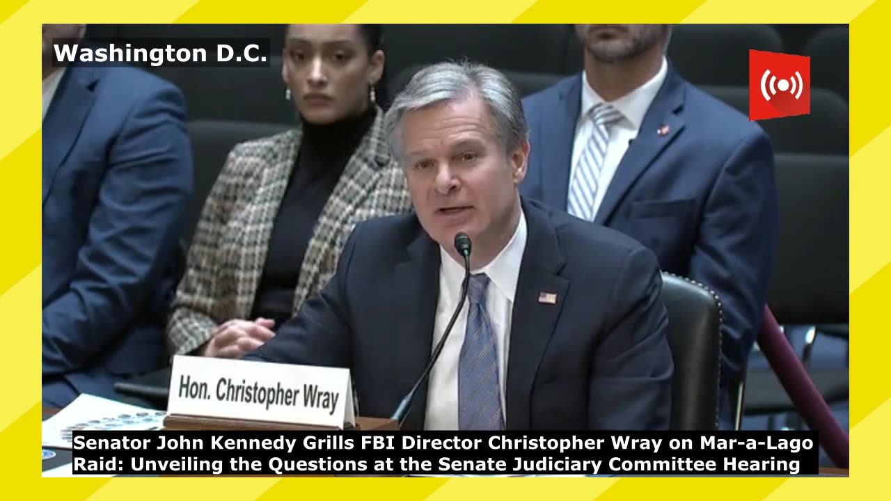 Senator Kennedy Grills FBI Director Christopher Wray on Mar-a-Lago Raid