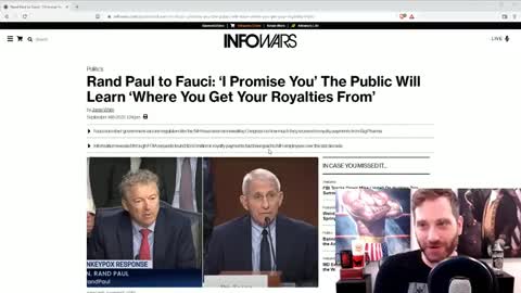 Rand Paul Tells Fauci He's Going To Investigate His Bank Account!