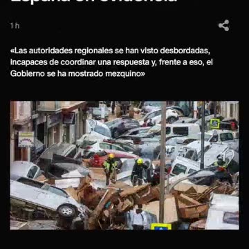 Descoordinación, falta de mando... la #riada deja a #España en evidencia