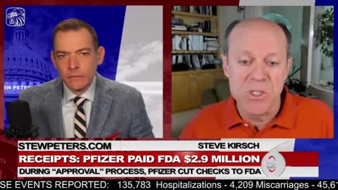 Stew Peters Show: Pfizer Paid FDA $2.9 Million During "Approval" Process