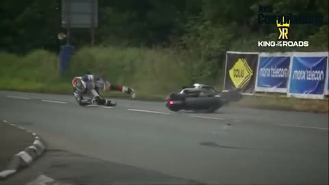 Isle if Man TT Crashes