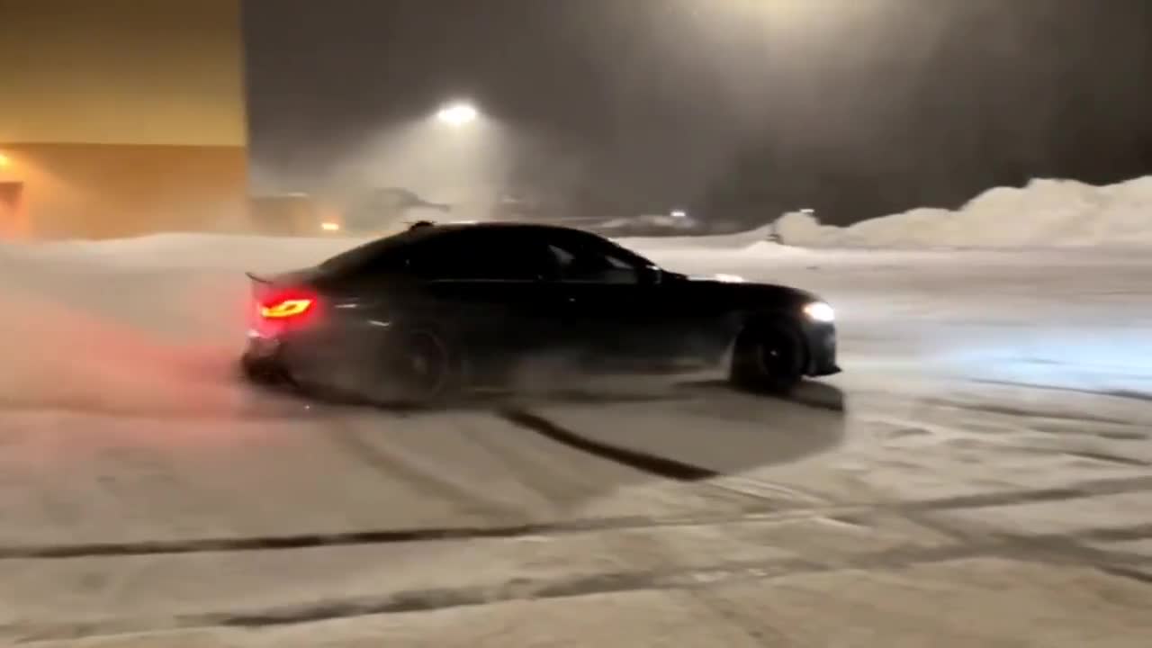 handsome car drift