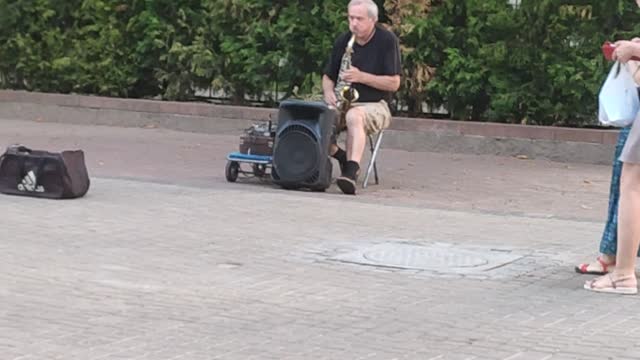 Music,saxophone,Slavianski bazaar Belarus, Vitebsk