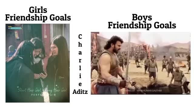 Girls Friendship Goals Vs Boys Friendship Goals !! Memes #viralmemes