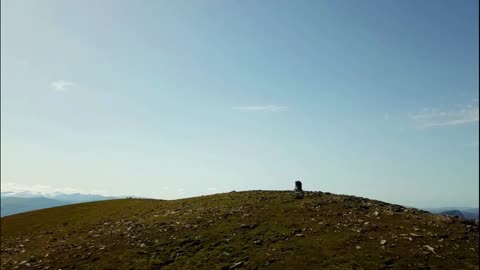 Astonishing footage of Drone capturing beautiful view from Mountains
