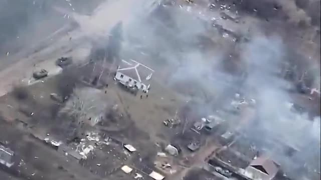 MLRS firing in Peremoha. Believed to be Russian.