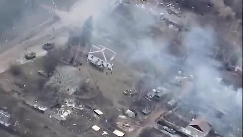 MLRS firing in Peremoha. Believed to be Russian.
