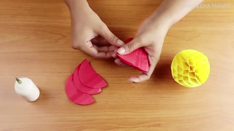 Paper Craft - design flower ball