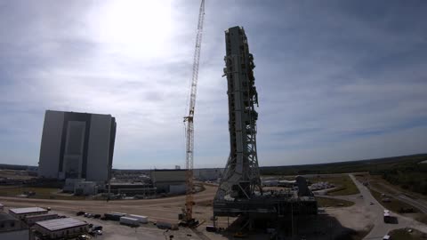 Artemis II Mobile Launcher 1 Undergoes Upgrades at Park Site