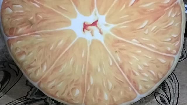 orange fruit doll