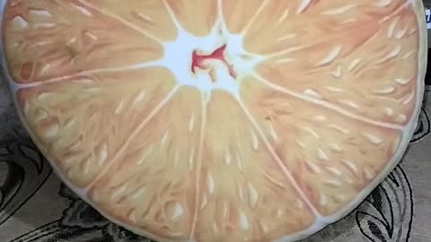 orange fruit doll