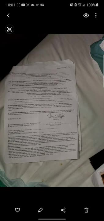 Order of Protection (October 2020)