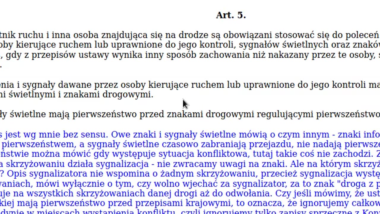 Hierarchia pierwszeństwa w ruchu drogowym - czy istnieje i ma sens ?