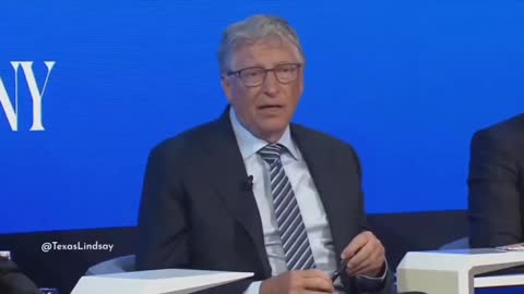“Highlight” of Bill Gates at the World Economic Forum … WAIT FOR IT!