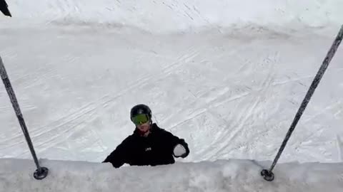 skiing here today