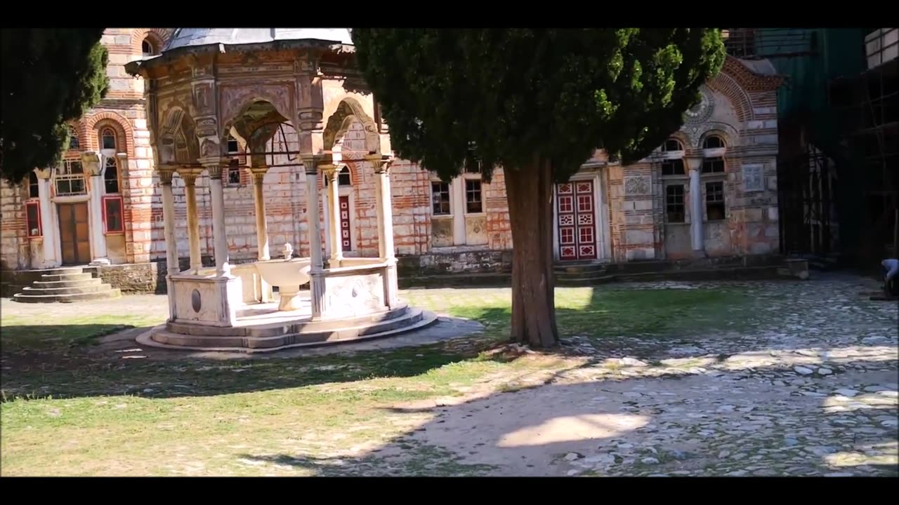 SVETA GORA, Manastir Hilandar,unutrašnjost.HOLY MAUNTAIN,Hilandar Monastery,interior.