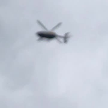 Helicopter in central London