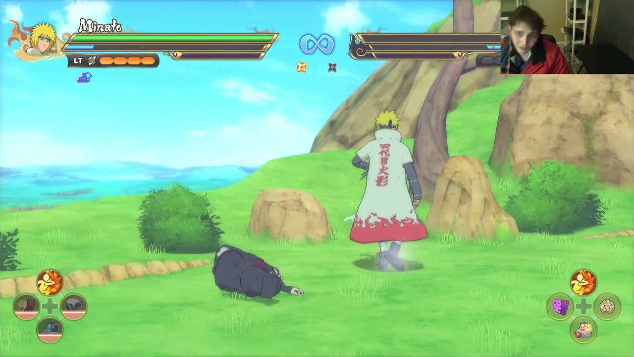 The Fourth Hokage (Minato) VS Kankuro In A Naruto x Boruto Ultimate Ninja Storm Connections Battle