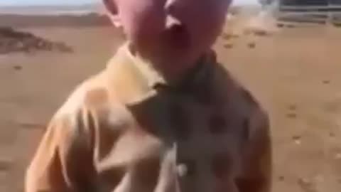 Funny Singing by a little boy