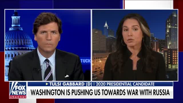 Congresswoman Ms. Tulsi Gabbard with gravely sobering words