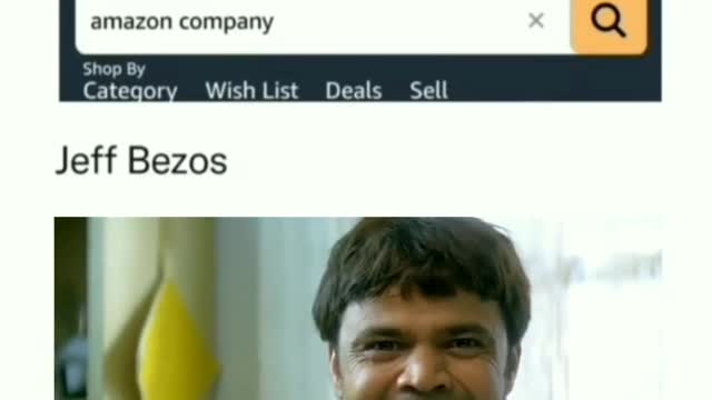 My friend shopping in amazon