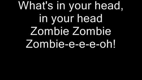 Cranberries Zombie Lyrics