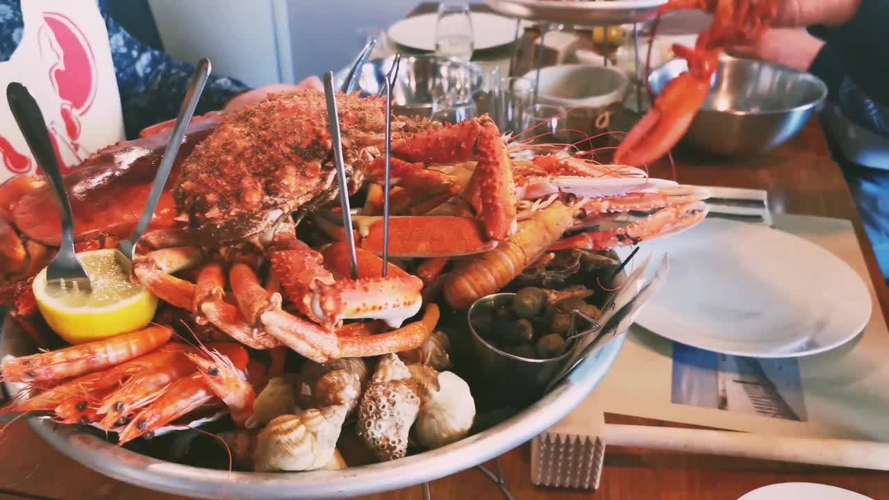 Satisfying Video! Seafoods