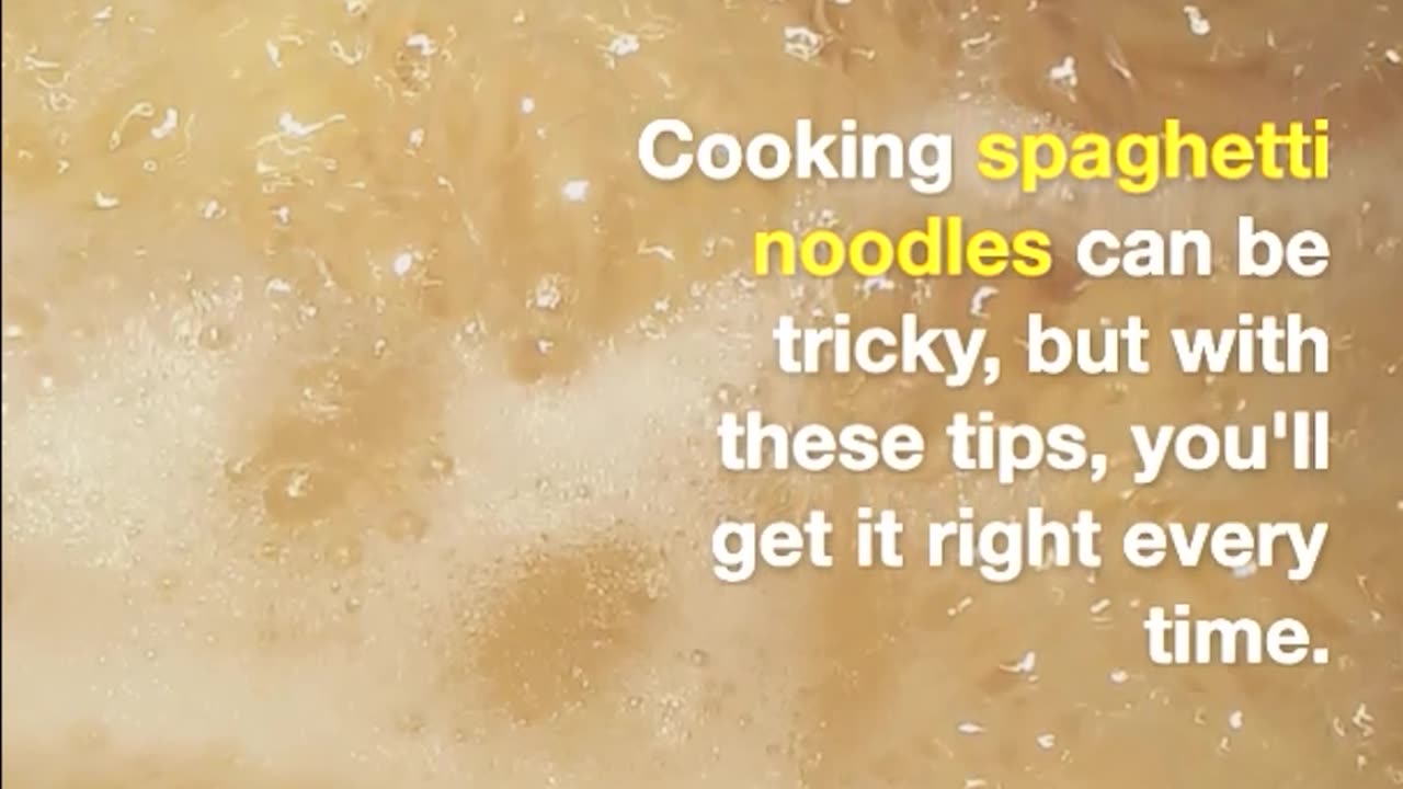 How to Cook Spaghetti Noodles Correctly